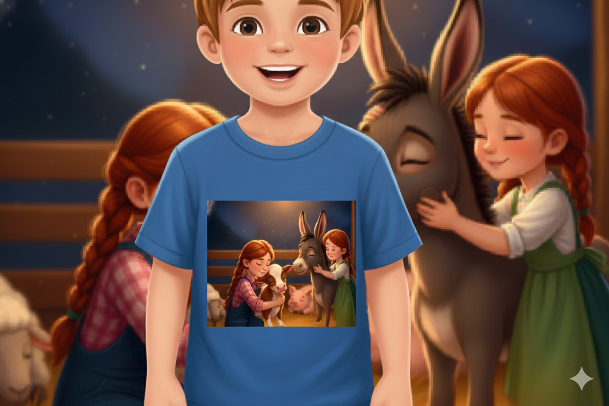 CHRISTMAS TODDLER'S T-SHIRT-NOAH, JODI ANN & SUSAN JANE