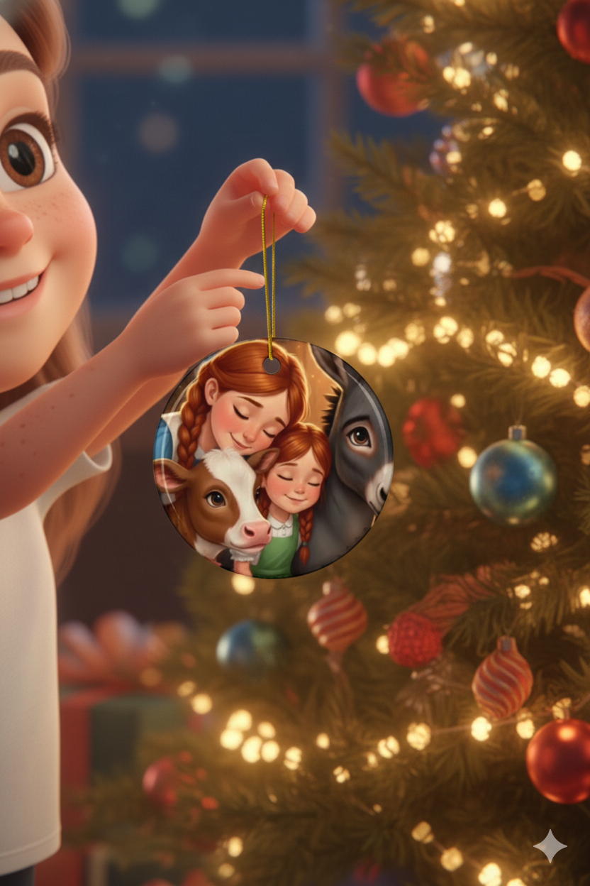 CHRISTMAS ORNAMENT-JODI ANN, SUSAN JANE, MACIE & NOAH