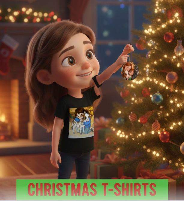 CHRISTMAS HOT YOUTH T-SHIRT-MACIE, JODI ANN & SUSAN JANE