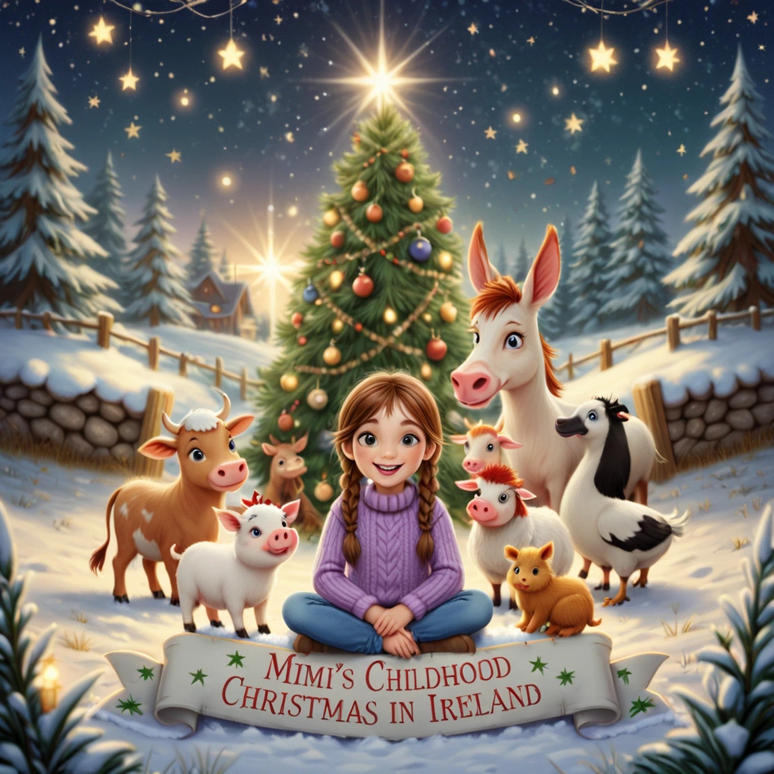 HARDCOVER LIMITED EDITION-Mimi's Childhood Christmas in Ireland