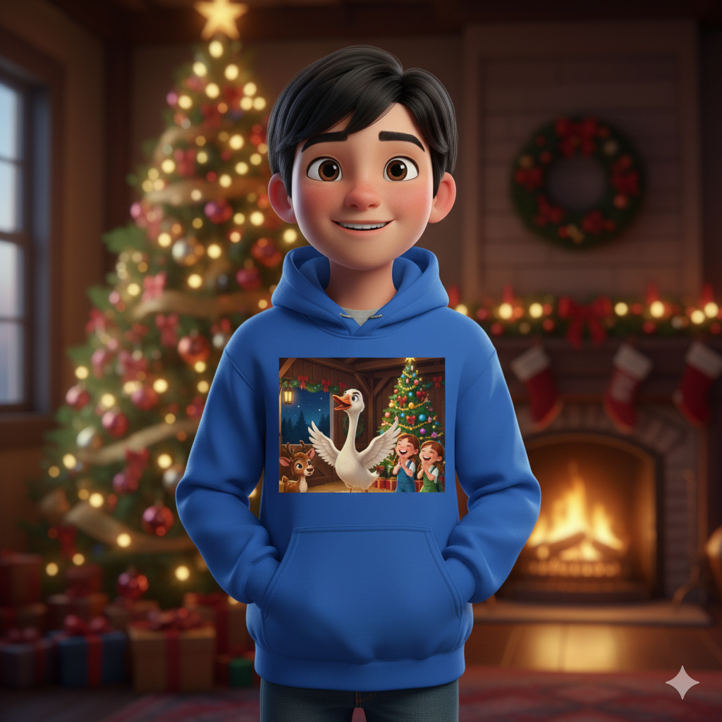 CHRISTMAS HOODIE-AUSTIN, PIPER, JODI ANN & SUSAN JANE