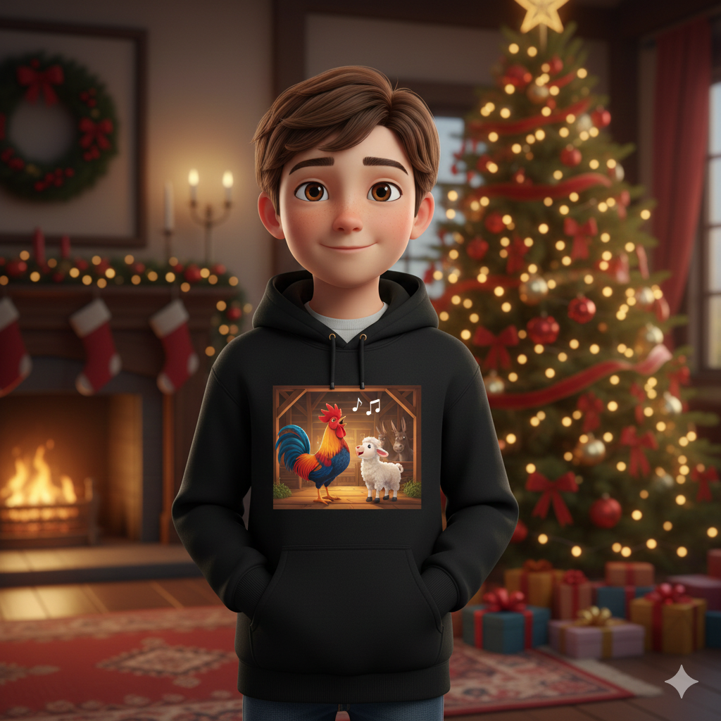 CHRISTMAS HOODIE-RORY & FRANKIE