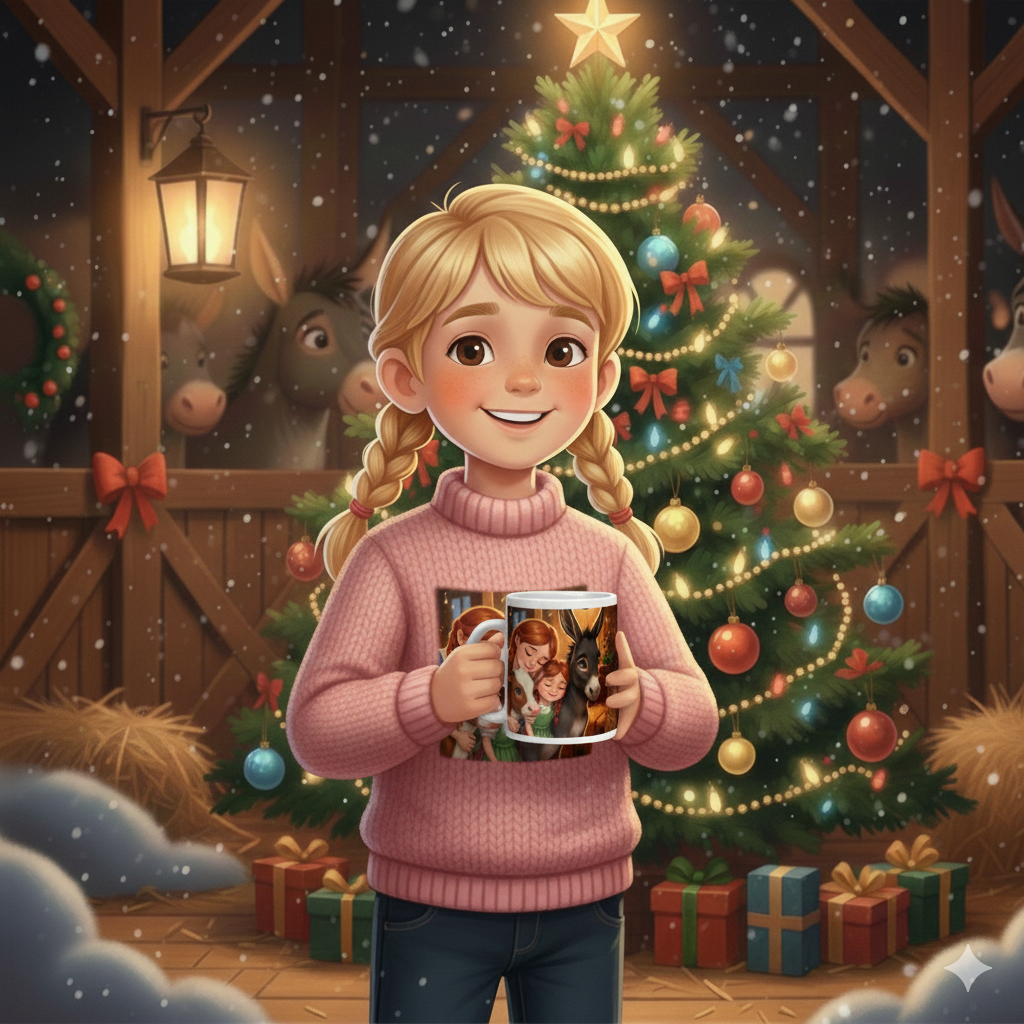 CHRISTMAS HOT COCOA MUG-NOAH, JODI ANN & SUSAN JANE