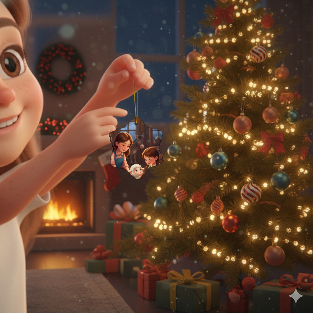 CHRISTMAS ORNAMENT-GIA, JODI ANN & SUSAN JANE