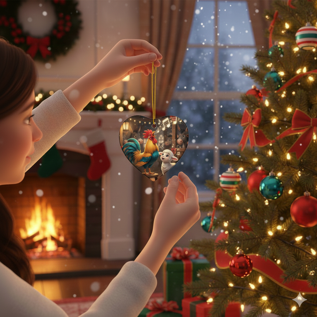 CHRISTMAS ORNAMENT-RORY AND FRANKIE